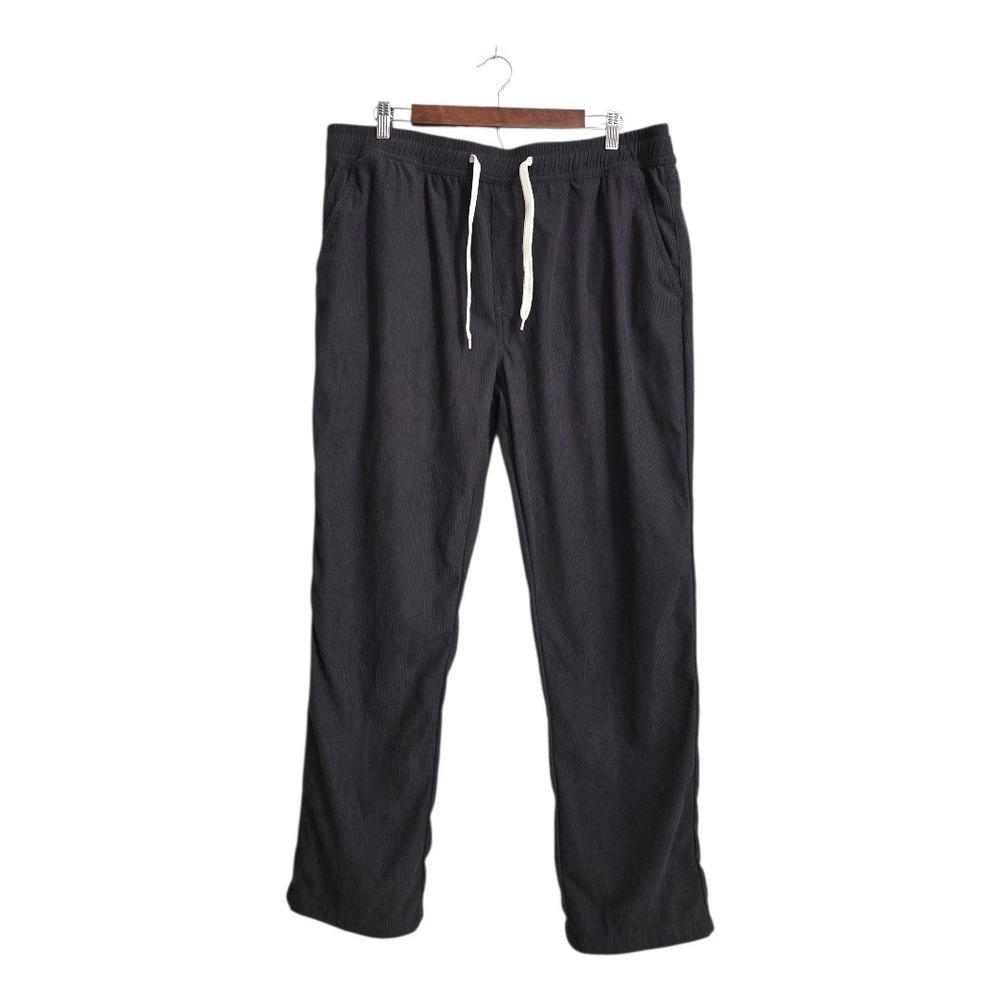 Simply Southern Corduroy Straight Leg Joggers In Dark Gray Sz XL